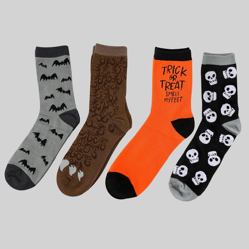 4pk Men's Halloween Socks - Bullseye's Playground was $12.0 now $6.0 (50.0% off)