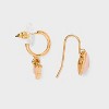 Girls' 20pk Foods Earring Set - Cat & Jack™ Blue/Pink: Stud Earrings, Recycled Zinc, Acrylic - 3 of 3