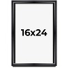 PosterPalooza | Modern Shadow Box 1.5" Depth Black Picture Frame - UV Acrylic, Backing, Hanging Hardware - 2 of 4