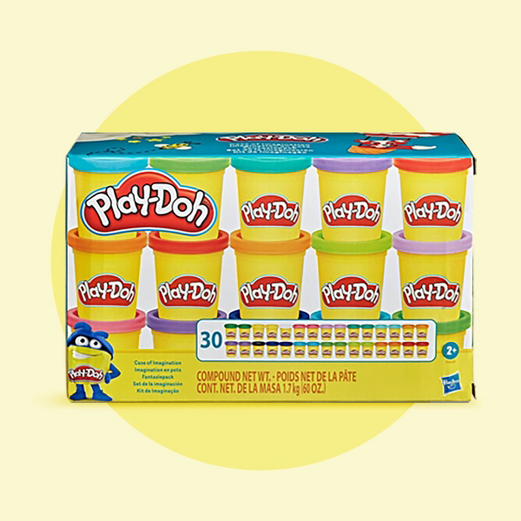 Play-Doh Bulk Winter Colors 12-Pack of Non-Toxic Modeling Compound