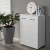 Okak Modern Buffet Cabinet with Storage, Sideboard with 3 Doors & 3 Drawers, Accent Side Table Coffee Bar for Living/Dining Room Entryway - 2 of 4