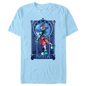 Men's Kingdom Hearts Re: Chain of Memories Sora Mirror Portrait T-Shirt - 1 of 4