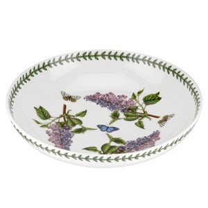 Portmeirion Botanic Garden Fine Earthenware Pasta/Low Fruit Bowl, Made in England - Lilac Motif,13 Inch - 1 of 4
