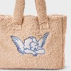 Girls' Angel Tote Bag - Brown - 4 of 4