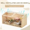Sandinrayli Wooden Hamster Cage, Large Hamster Habitats Enclosure with Acrylic Window & Openable Top - 3 of 4