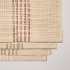 Set of 4 Fall Dishcloths Cream with Stripes - Hearth & Hand™ with Magnolia - 3 of 3