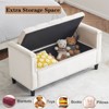 NicBex Storage Ottoman Bench for Bedroom,Velvet Storage Bench with Armrests,Ottoman for Living Room,Bedroom,Entryway - 4 of 4
