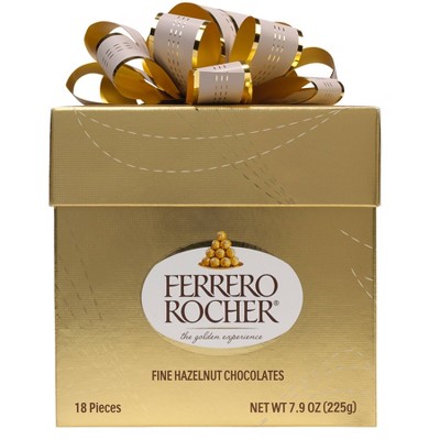 Ferrero Rocher Holiday Chocolate Gift Cube - 7.9oz/18ct