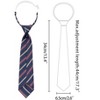 INSPIRE CHIC Men's Pre-tied Striped Adjustable Necktie - 2 of 4