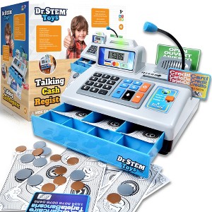 Dr. STEM: Talking Toy Cash Register - Silver - 69pc Store & Shopping Roleplay - 1 of 4