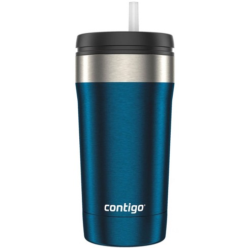 Contigo 16 oz. Uptown Dual-Sip Insulated Stainless Steel Tumbler - Blueberry