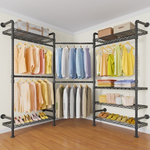 Buy Heavy Duty Wall Mounted Clothes Rack, Wall Mounted Clothes