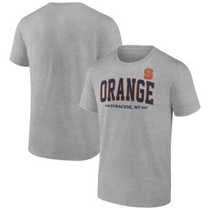 NCAA Syracuse Orange Men's Gray Bi-Blend T-Shirt - 1 of 3