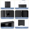 Rbied 14.60 in. W x 9.40 in. D x 66.90 in. H MDF Freestanding Corner Cabinet Linen Cabinet with Adjustable Shelves - 4 of 4
