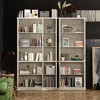 FUFU&GAGA Grey Modular Display Cabinet, Any Matching Assembly, Large Capacity Storage, Tempered Glass Door Showing Quality - 3 of 4