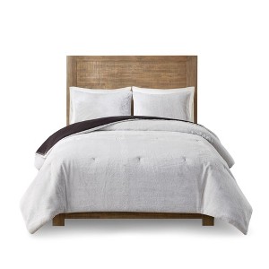 Gracie Mills Maganti Faux Fur to Mink Down Alternative Comforter Set - 1 of 4