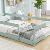CAVINAS Twin Size Bed Frame with House-Style Headboard & Fences,Modern Floor Bed for Kids Room,Bedroom - 4 of 4