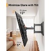 Perlegear UL Listed Full Motion TV Wall Mount for 42-85" TVs up to 132 lbs, Dual Articulating Arms, Tool-Free Tilt & Swivel - 3 of 4