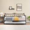Whizmax Twin Daybed with Trundle Bed,Metal Twin Day Bed Twin Size with Steel Slat Support, Sofa Bed for Living Room and Guest Room - 3 of 4