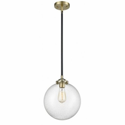 Beacon - 1 Light Stem Hung Mini Pendant In Industrial Style-11.38 Inches Tall and 10 Inches Wide