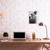 Stupell Industries Forest Bear Watercolor Wild Animal Black White - 2 of 4