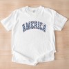 Simply Sage Market Women's Retro America Stars Short Sleeve Garment Dyed Tee - 3 of 4
