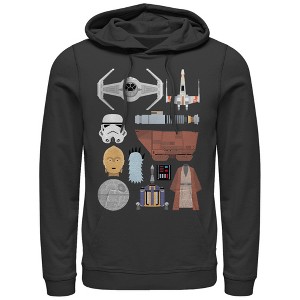 Men's Star Wars Essentials Pull Over Hoodie - 1 of 3