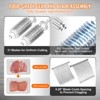 VEVOR Commercial Meat Tenderizer, Heavy Duty Stainless Steel Meat Tenderizer Machine, Quick and Easy Manual Operation Kitchen Tool, 5.8" Feed Port - 4 of 4