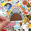 Wrapables Waterproof Vinyl Stickers for Water Bottles, Laptop, Phones, Skateboards, Decals for Teens, 100pcs, Cuteness - 2 of 4