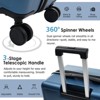 Gulches 3-Piece Luggage Set: Lightweight ABS Suitcases with Spinner Wheels, TSA Lock & Ergonomic Handles - 4 of 4