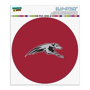 University of Indianapolis Primary Logo Automotive Car Window Locker Circle Bumper Sticker - 1 of 4