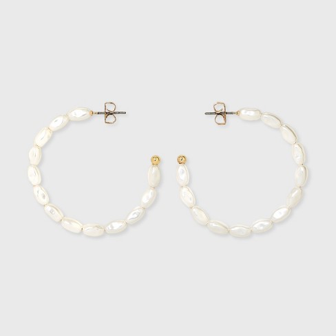 Small Hoop Earrings - A New Day™ Gold : Target