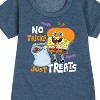 - SpongeBob SquarePants - No Tricks Just Treats Graphic Short Sleeve Fleece Dress - 2 of 4