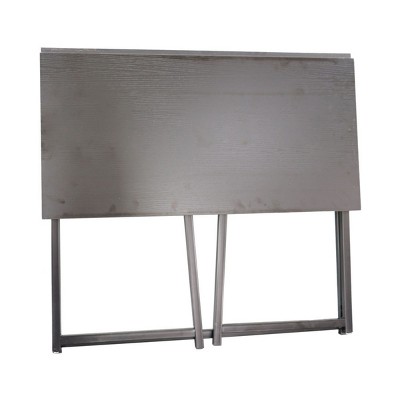 SEVOBAL Folding Desk Compact Computer Desk for Home Office Folding Table Writing Table for Small Spaces Study Table Laptop Desk, Gray, 87"*51"*11.5"