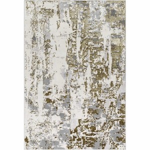 Hauteloom Junko Gray & Blue Marble Area Rug - 1 of 4