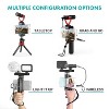 Movo V8 Huge Vlogging Kit for iPhone with Tripod, Grip, Microphones, LED Lights, and Wireless Remote - 2 of 4