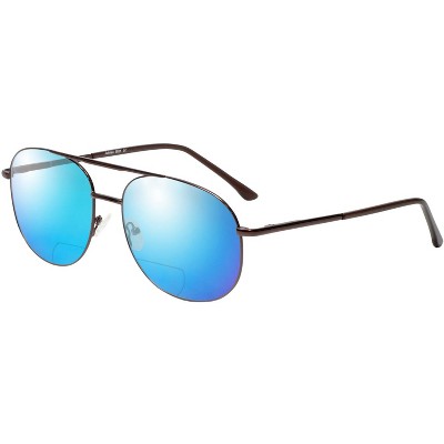 Scott&Zelda SZ7451 Unisex Polarized Sunglass Classic Matte Black Gold Gloss 55mm Amber Brown Polar