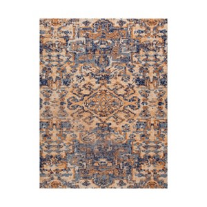 36"x48" Onondaga 1/4" Rug'D Chair Floor Mat Blue/Orange - Anji Mountain: Durable, Indoor, Felt Backing, Spot Clean - 1 of 4