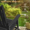 Arceso Outdoor Rocking Chairs Set, 1 Chairs & 1 Table HDPS Poly Rocking Chair, All Weather Resistant, Heavy Duty Rocker Chair For Patio, Lawn, Garden - 3 of 4