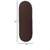 Colonial Mills Reversible Flat-Braid (Oval) Runner - Earth Brown 2'4"x9' - 2 of 3