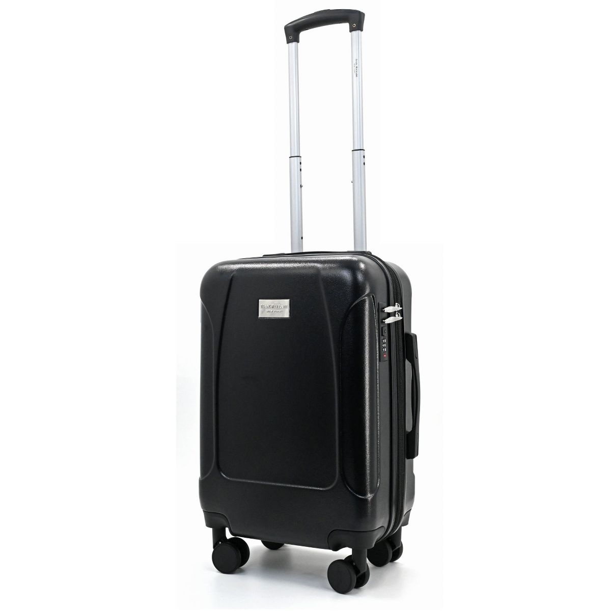 Isaac Mizrahi Luna 20" Hardside Expandable Carry On Luggage Spinner Suitcase with 360° Wheels & Telescoping Handle