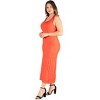 Plus Size Racerback Maxi Dress - 24seven Comfort Apparel™ - 2 of 4
