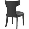 ModwayCurve Dining Side Chair Vinyl Set of 2 - 4 of 4