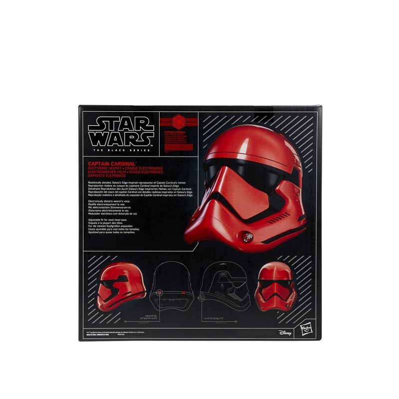Star Wars The Black Series Galaxy&#39;s Edge Captain Cardinal Electronic Helmet (Target Exclusive), 6 of 11