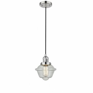 Oxford - 1 Light Cord Hung Mini Pendant In Traditional Style-8 Inches Tall and 7.5 Inches Wide - 1 of 1