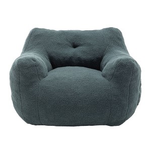 CAVINAS Plush Teddy Bean Bag Chair with Arms,BeanBag Chair with High-Density Foam,Gaming Bean Bag Chairs for Adults,Bean Bag Couch for Living Room - 1 of 4
