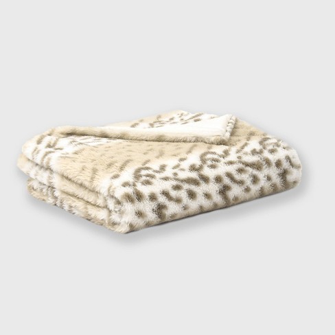 60 X50 Leopard Faux Fur Decorative Throw Evergrace Target