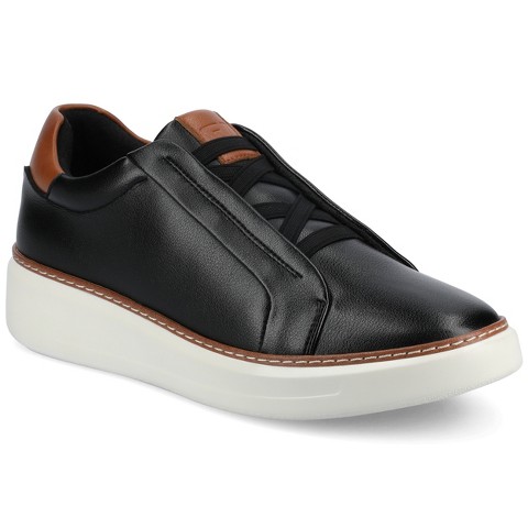 Vance Co. Vance Forbes Luxe Slip-on Low Top Sneaker, Black 9