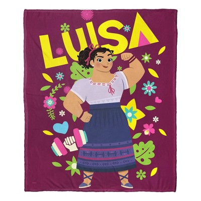 THE NORTHWEST GROUP Disney's Encanto Luisa Silk Touch Multi-Colored Throw Blanket