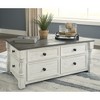 Signature Design by Ashley Casual Havalance Lift-Top Coffee Table, White/Gray - 2 of 4